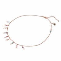 Collana Lelune Donna LELUNE GLAMOUR in Argento Perla LGNK374 - LGNK374